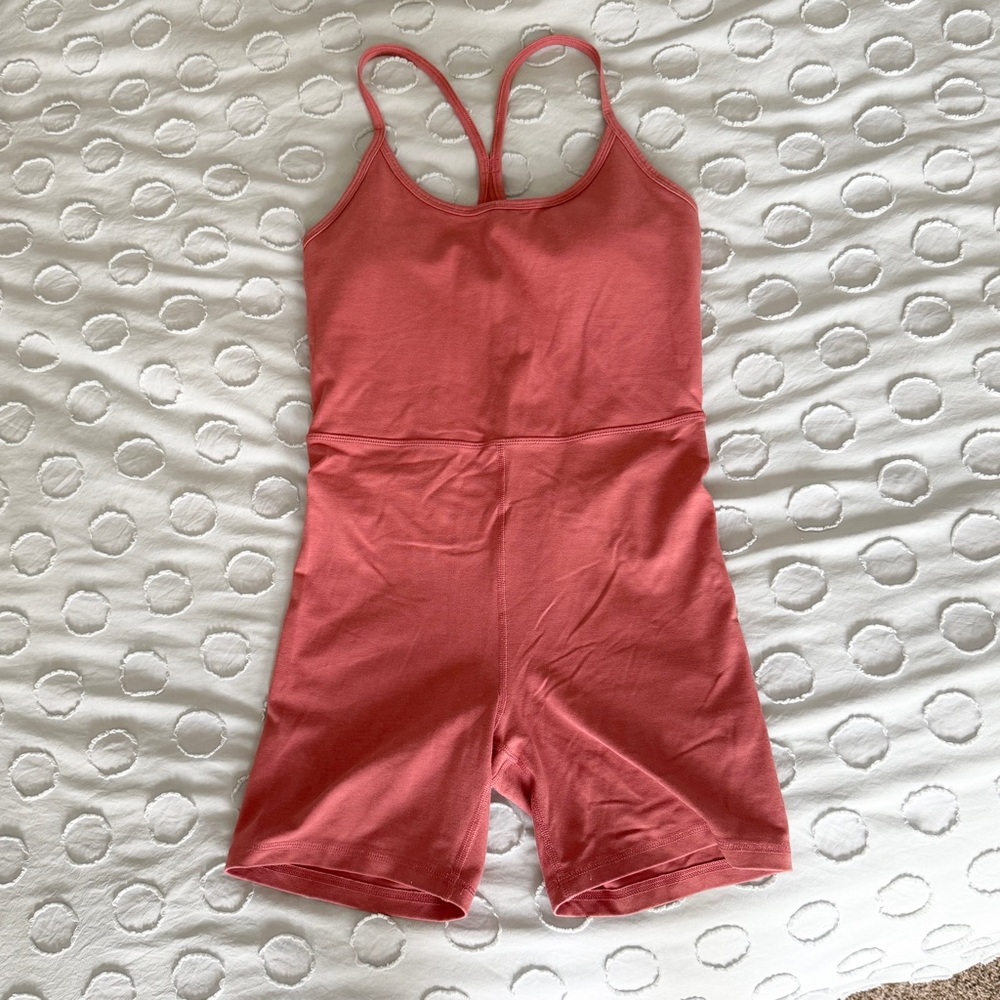 OLD NAVY POWERCHILL ROMPER Pink/Salmon Size M